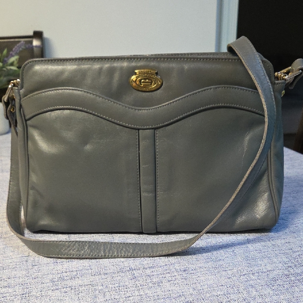 Etienne Aigner Classic Gray Shoulder Bag